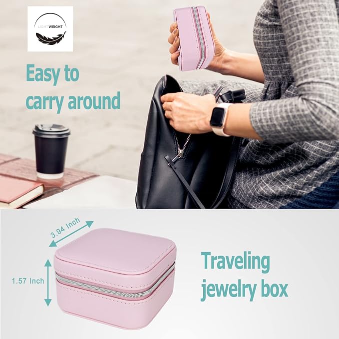Travel Small Portable Mini Jewelry Box - Image 3