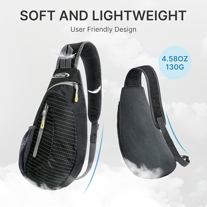 G4Free Sling Bag for Men Women, Small Crossbody Backpack Lightweight Chest - Image 7