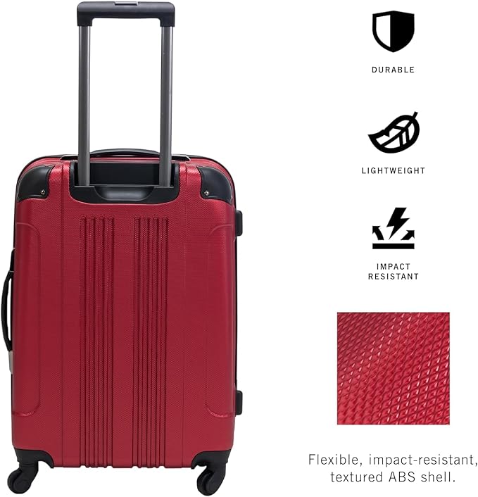 Kenneth Cole REACTION Out of Bounds Lightweight Hardshell 4-Wheel Spinner - Image 3