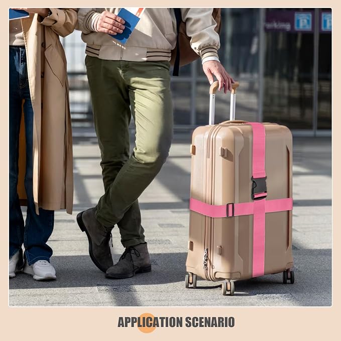 BILIONE Luggage Straps, TSA Approved Add a Bag Premium Accessory - Image 3