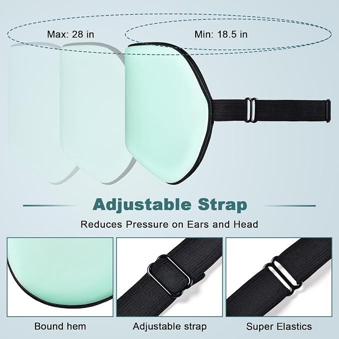 Sleep Mask, Real Natural Pure Silk Eye Masks - Image 2