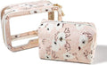 ROWNYEON Clear Makeup Case Toiletry Bag Multipurpose Travel Makeup Train Case by CAMDEEZ