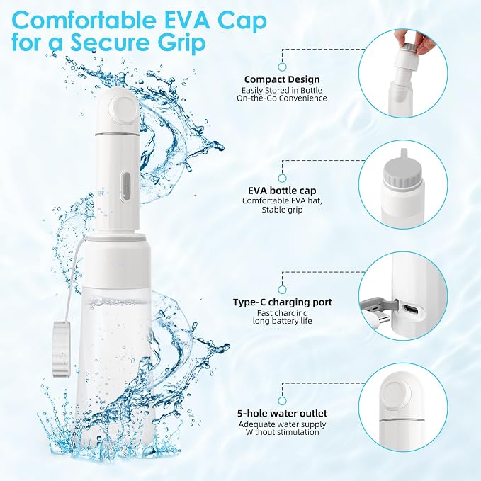 Portable Electric Travel Bidet, 450ML Electric Sprayer Bidet - Image 7