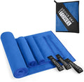Quick Dry Travel Towel, 3 Sizes 1 Pack Camping Microfiber Towel, Lightweight by Unknown