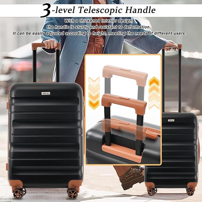 Merax Luggage Set 13 Piece, Hardshell ABS Suitcases - Image 9