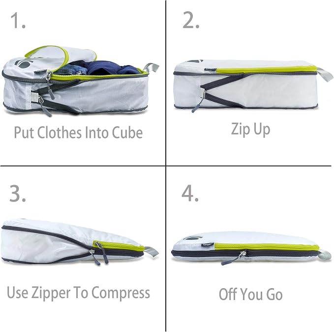 Cipway - 5 Set Compression Packing Cubes - Image 2