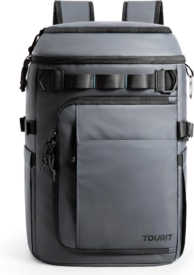 TOURIT 38 Cans Backpack Cooler: Leak Proof Waterproof 2 Insulated Compartments by TOURIT