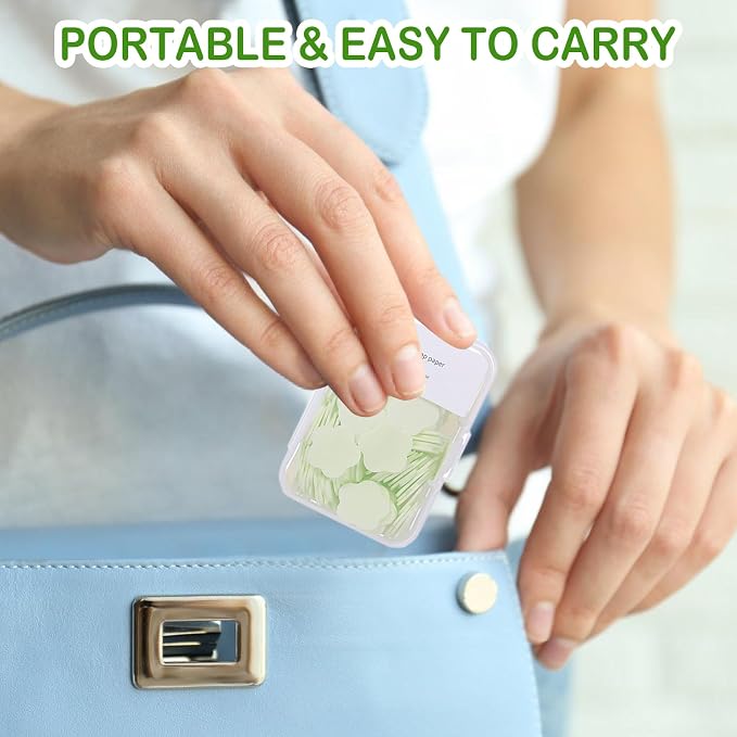 600PCS Portable Mini Soap Sheets – Scented Disposable Hand Washing Paper - Image 4