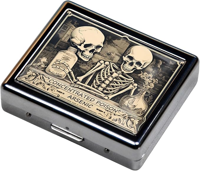Silver Vintage Pill Box 7 Day Metal Pill Box - Image 3