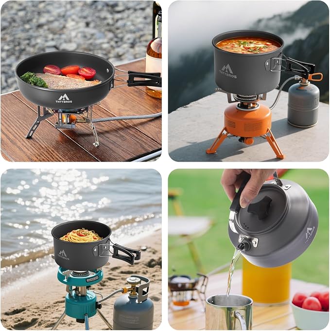 27pcs Camping Cookware Mess Kit - Image 6