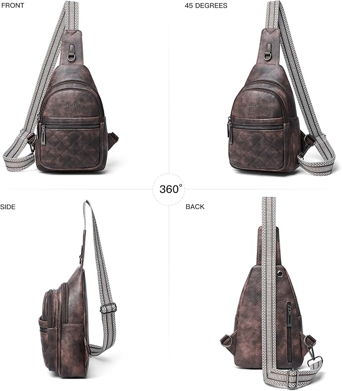 Sling Bag For Women Fanny Pack Crossbody Travel Shoulder Belt Bags Tote - Image 7