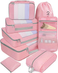 BAGAIL 6 Set/8 Set/10 Set Packing Cubes Various Sizes Packing Organizer by BAGAIL