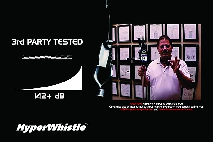 The Original Worlds Loudest Whistle up to 142db Loud, Very Long Range, - Image 7