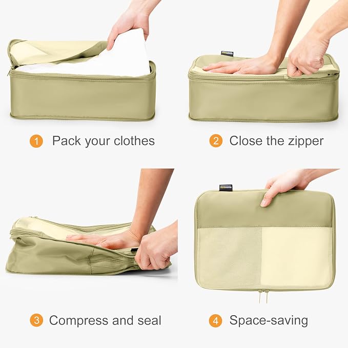 4 Set Compression Packing Cubes - Image 3