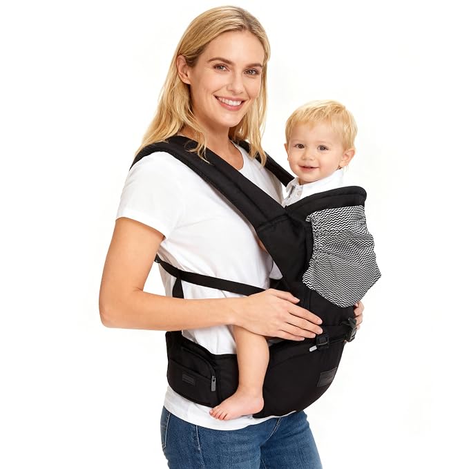Baby Carrier Newborn to Toddler, 6-in-1 Baby Carrier by YIYUNBEBE