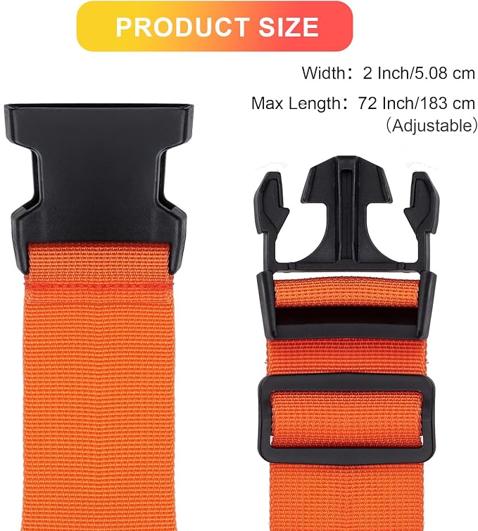 Luggage Straps for Suitcases TSA Approved, Travel Belt Suitcase Belt, Suitcase - Image 4