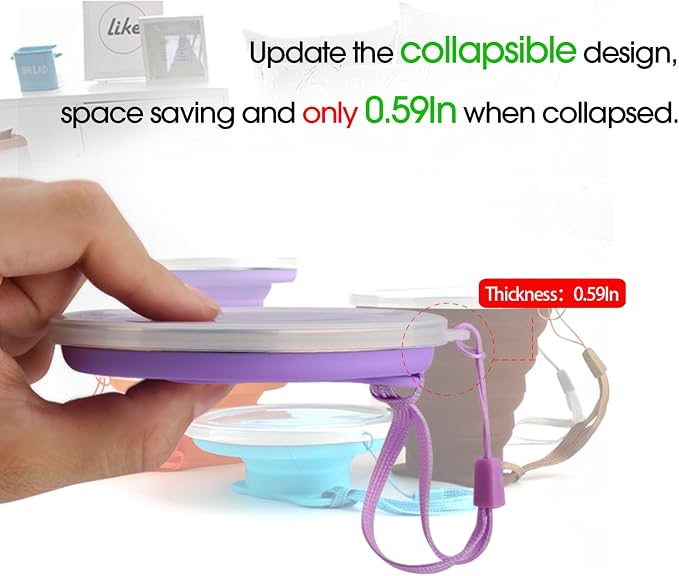 ME.FAN Silicone Collapsible Travel Cup - Image 4