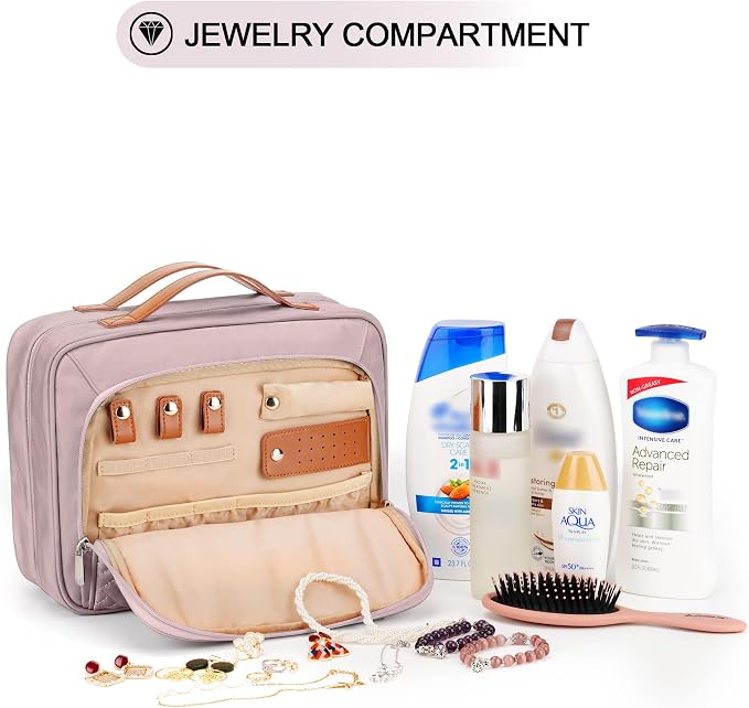 Travel Hanging Toiletry Bag for Women, - Image 3