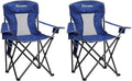 Mesh Folding Camping Chairs for Adults, Oversized Portable Outdoor Chairs by VOYSIGN