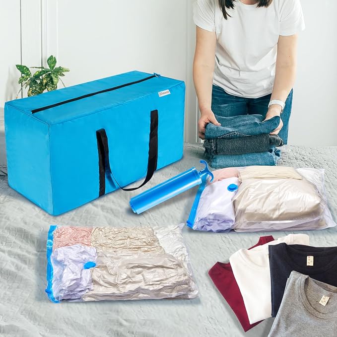 Extra Large Moving Bags Heavy Duty Space Saver Vacuum Storage Bag Vacuum Seal - Image 6
