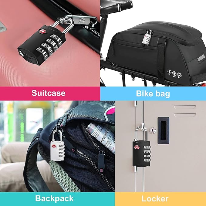 ZHEGE Travel Locks, TSA Approved Locks - Image 6