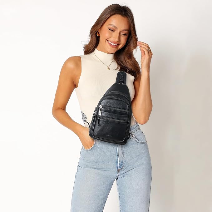 Sling Bag for Women Cross Body Bags Fanny Packs Shoulder Bag Sling Backpack - Image 2