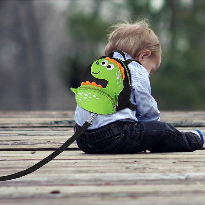 Accmor Toddler Harness Backpack Leash, Cute Dinosaur Kids Backpacks - Image 5