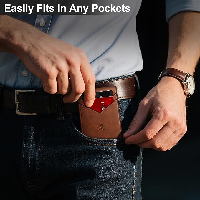 Wallet for Men Wallet with Slim Pop Up Card Holder for 12-14 Cards, RFID - Image 7
