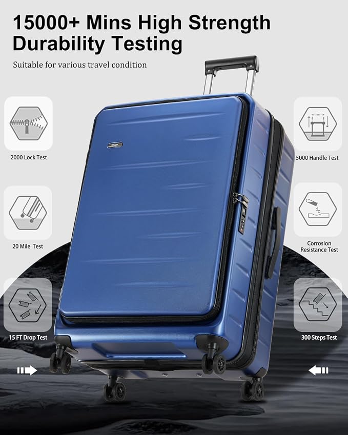 Luggage Sets 2 Pieces, 20 Inch Carry On Luggage and Expandable 28 Inch Checked - Image 7