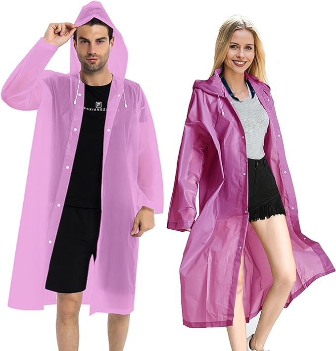 Rain Coats - Reusable EVA Rain Ponchos by COOY