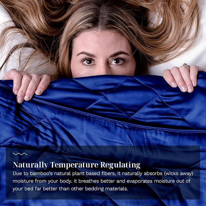 LUXOME Lightweight Blanket | 100% Rayon from Bamboo Fabric & Fill | King/Cal - Image 5