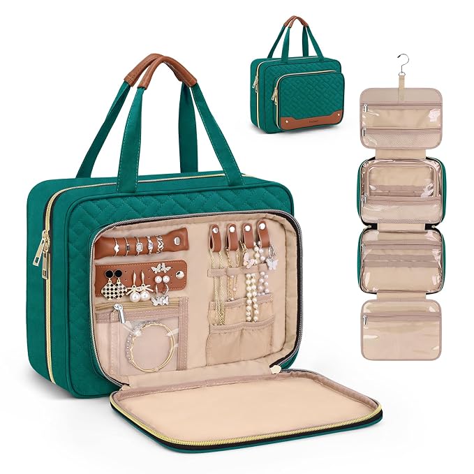 Wedama Toiletry Bag for Women, Hanging Travel Toiletry Bag by Wedama