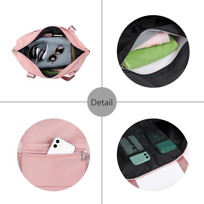 NPBAG Women Travel Duffel, Gym Workout Overnight Bag, Mommy Hospital Bag - Image 6