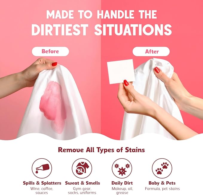 QLEAN Laundry Detergent Sheets – Travel Laundry Detergent Sheets, Eco-Friendly - Image 2