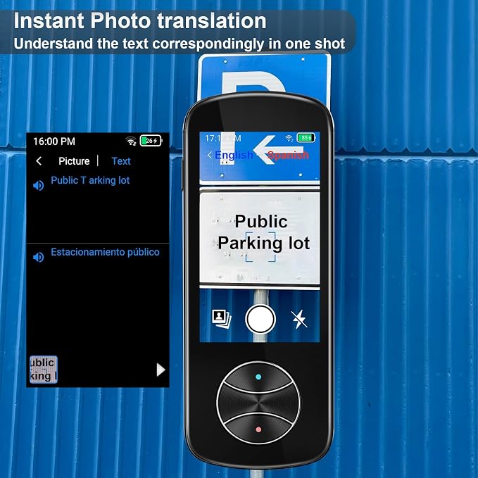 Language Translator Device No WiFi Needed, AI Translator Two Way Real Time - Image 4