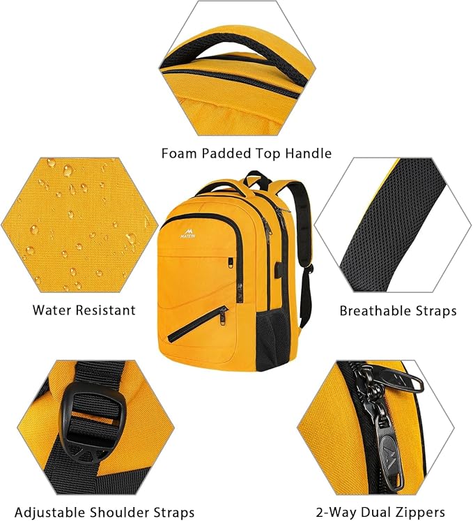 MATEIN 18.4 Inch TSA Approved Backpack, Extra Large 50 L Outdoor Carryon - Image 9