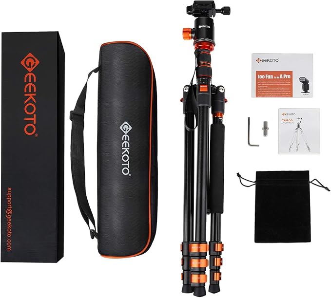 GEEKOTO Compact Aluminum Camera Tripod - Image 9