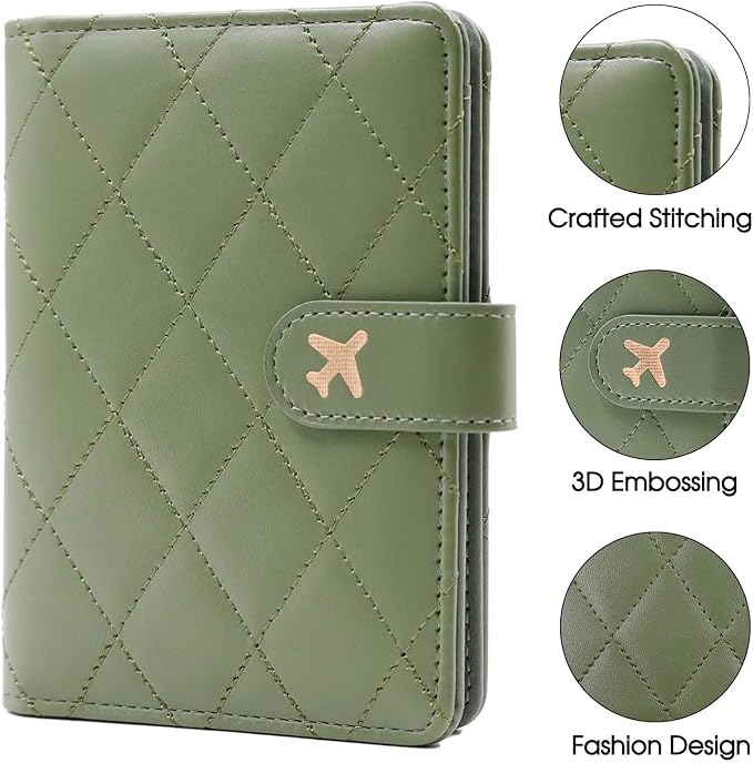 Melsbrinna Premium Leather Passport Holder Covers Case, Waterproof Rfid - Image 5