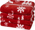 PHF Printed Fleece Blanket Queen Size, No Shed No Pilling Ultra Soft Plush Cozy by PHF