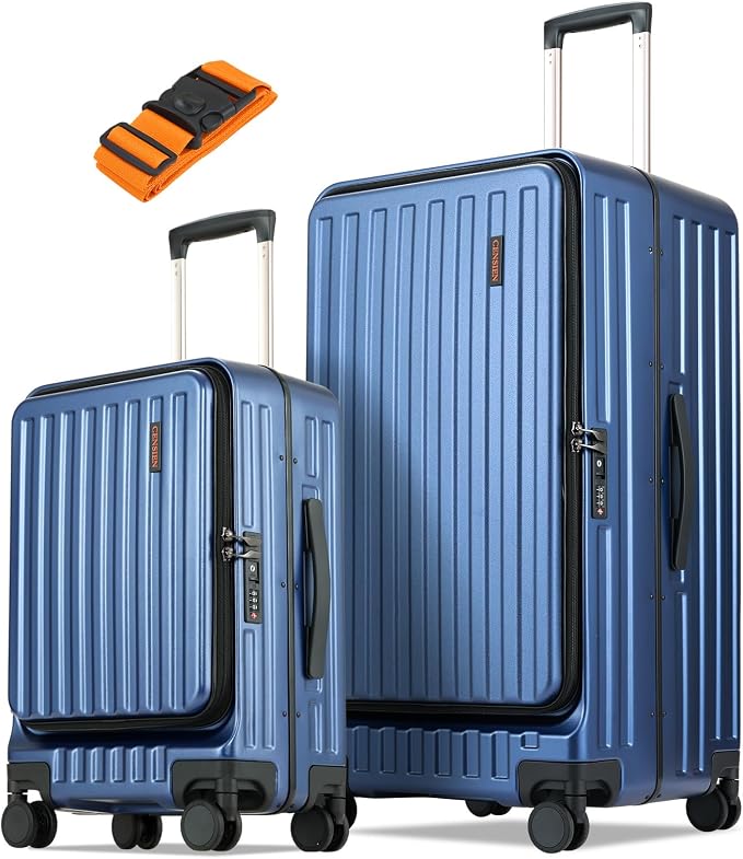 Luggage Sets 2 Pieces, 20 Inch Carry On Luggage and 29 Inch Checked Luggage by CENSIEN