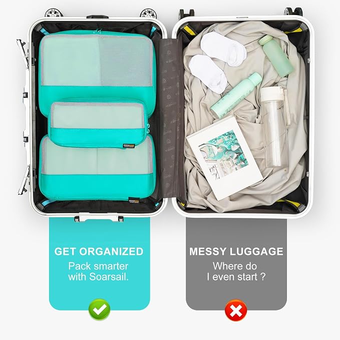 6 Set Compression Packing Cubes - Image 6