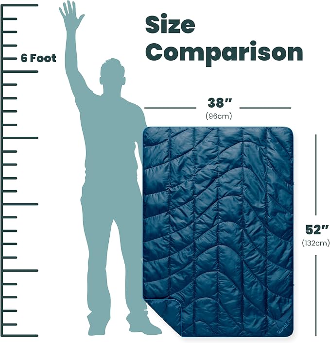 Rumpl Travel Puffy Blanket, Ultra-Packable Travel-Size Warmth and Comfort - Image 8