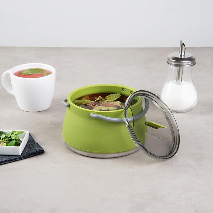 Restaurantware-Hi Tek 1 Liter Collapsible Camping Kettle, 1 Portable Cook Pot - - Image 9