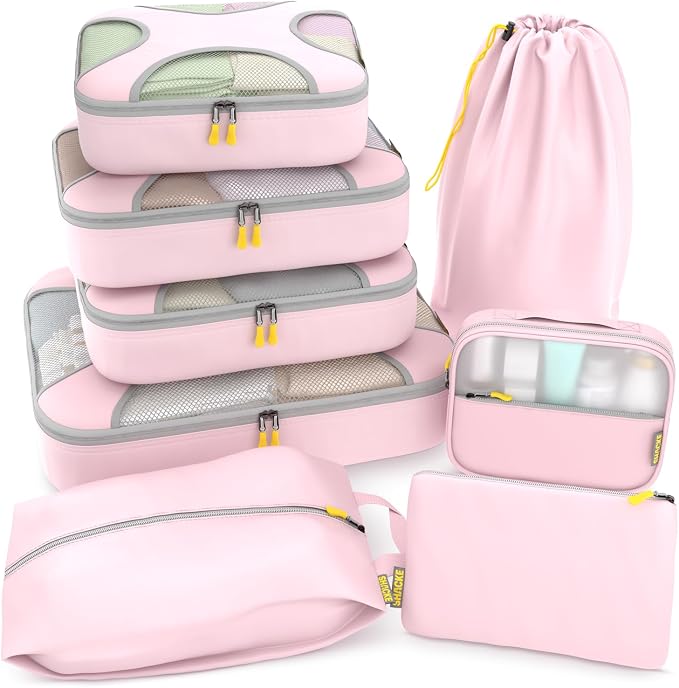 Shacke Premium 8 Packing Cubes Set by Shacke