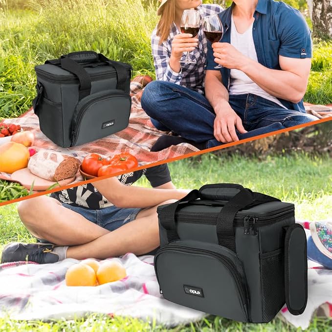 OPUX Soft Cooler Bag, Insulated Collapsible Soft Sided Cooler Lunch Cooler Bag - Image 6