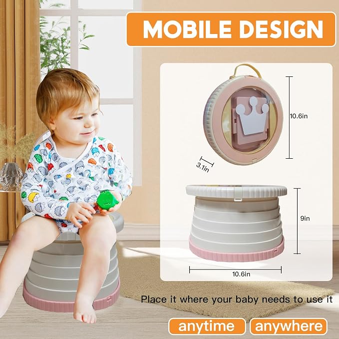 SunnySmile Portable Toilet for Kids, Portable Potty Seat for Toddler Travel - Image 6