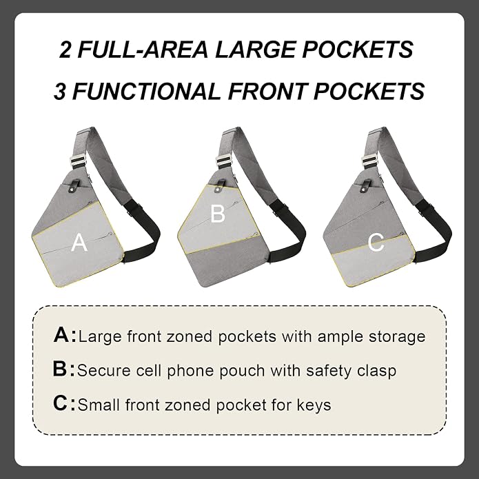 Anti Theft Crossbody Travel Bags - Image 5