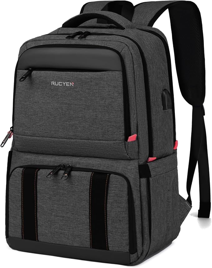 Lunch Backpack, 17.3 Inch Large Lunch Backpack Insulated Cooler Bag Travel by RUCYEN