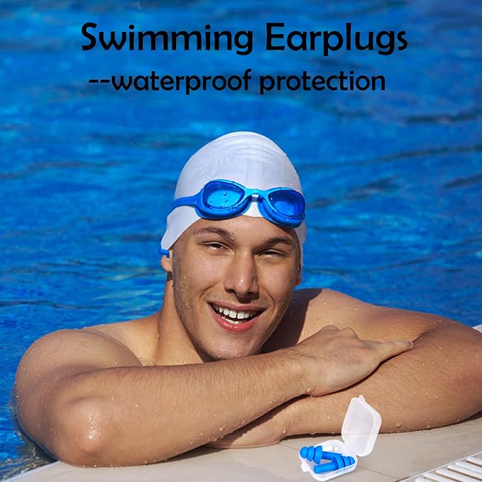 Ear Plugs for Sleeping Noise Cancelling, Reusable Silicone Sound Blocking - Image 5