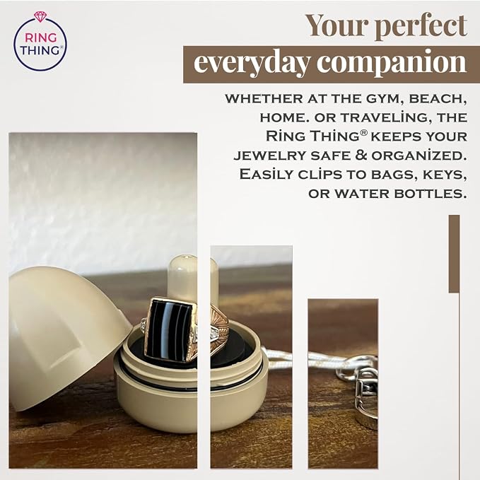 RING THING - Ring Holder Keychain, Jewelry Organizer and Storage, Portable - Image 4